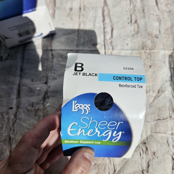 L'eggs Sheer Energy Medium Support Leg Hosiery - Blue - Picture 2 of 5